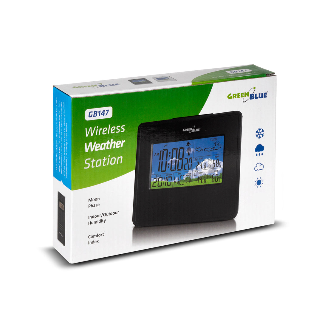 Meteostanice DCF s venkovním senzorem GreenBlue GB147W