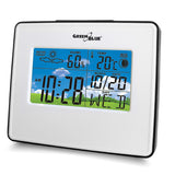 Meteostanice hodinový kalendář měsíc fáze GreenBlue GB148B černá