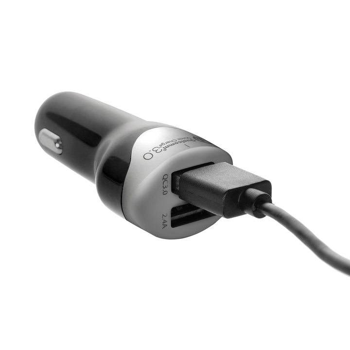 Nabíječka do auta 2xUSB Maclean Energy MCE157 Qualcomm Quick Charge QC 3.0 plus kabel 1,5 m