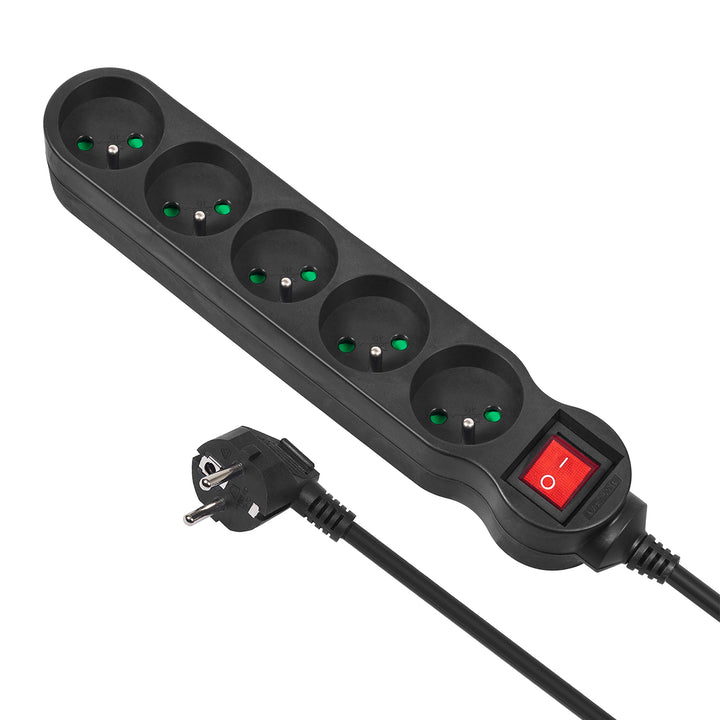 Prodlužovací kabel 5 zásuvkový s vypínačem Maclean Energy MCE184 (50496)