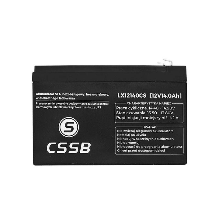 Bezúdržbová dobíjecí gelová baterie 12V 14Ah CSSB