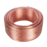 Reproduktorový kabel Maclean MCTV-511 2 * 1,5mm2 / 48 * 0.20CCA 3,5 * 7,0mm CLEAR PVC 50m