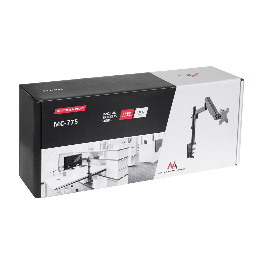 Držák pro monitor otočný na stůl LCD MC-775 s plynovou pružinou 17 "-32" 8 kg