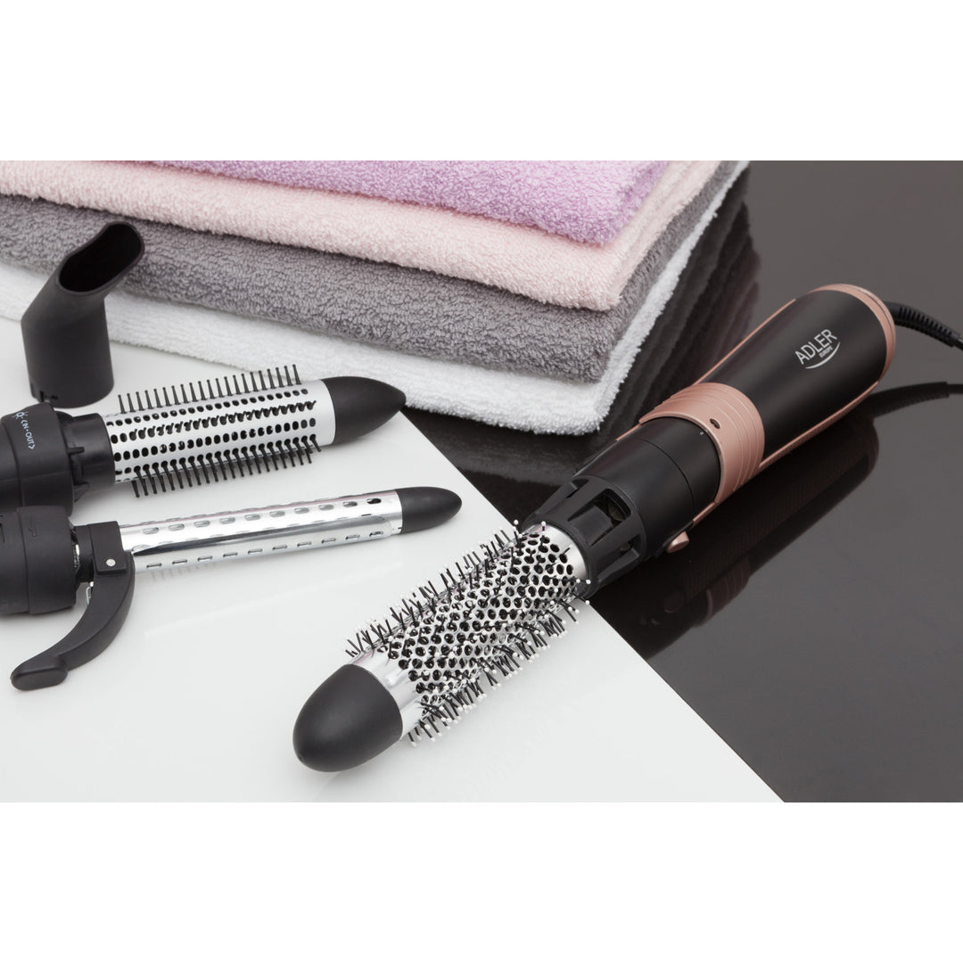 Adler kulma na vlasy, multifunkční, 6 nástavců, 2 nastavení teploty, 1000W, AD 2022