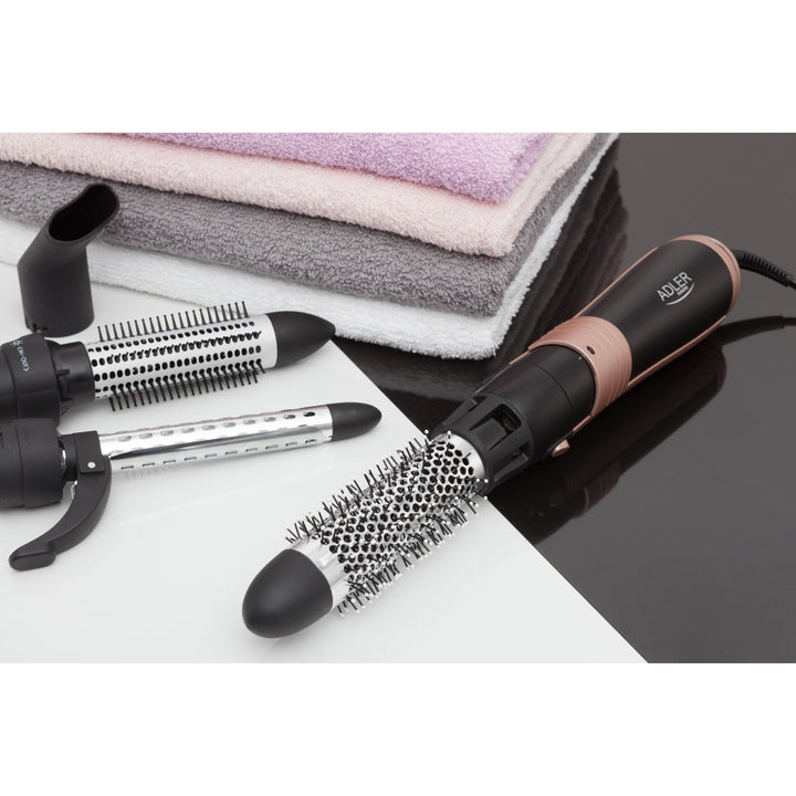 Adler kulma na vlasy, multifunkční, 6 nástavců, 2 nastavení teploty, 1000W, AD 2022