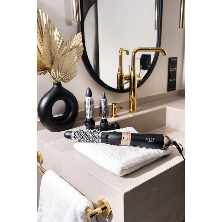 Adler kulma na vlasy, multifunkční, 6 nástavců, 2 nastavení teploty, 1000W, AD 2022