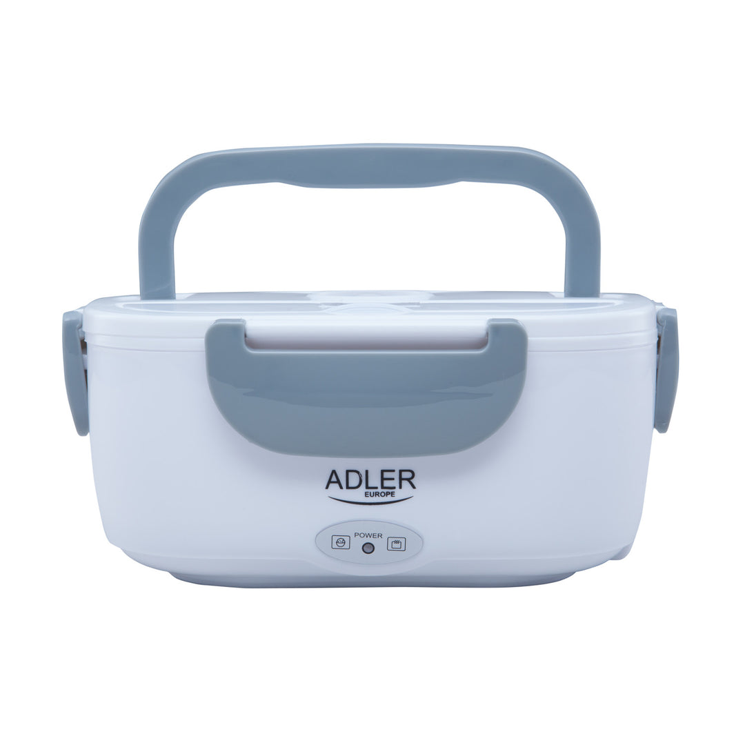 LUNCHBOX vyhřívaný elektrický ADLER LUNCH BOX nosič na jídlo šedý termo kontejner - pro snadné a rychlé zahřívání jídla
