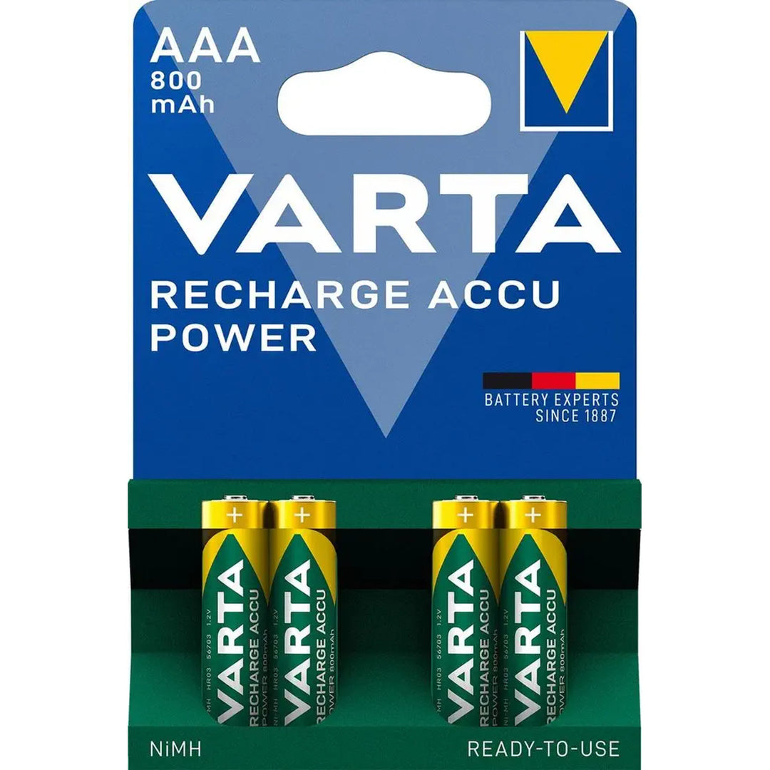 4x víčko baterie Varta Ready2use R03 AAA 800mAh NiMH
