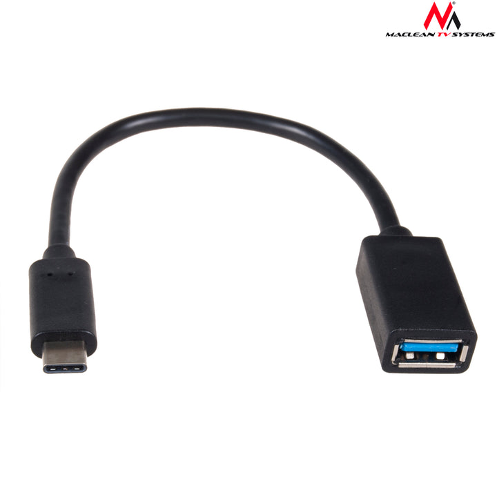 Adaptérový kabel USB 3.0 kabel AF - typ C 0.15m OTG Maclean MCTV-843