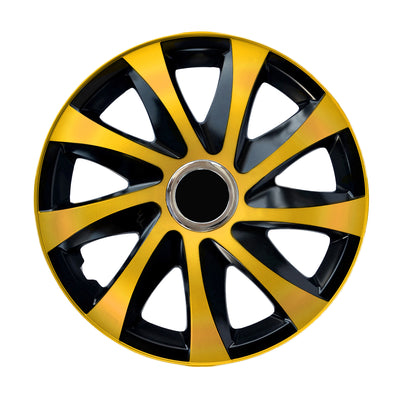 Poklice na kola 15" NRM Drift Extra plastové, zlato-černé
