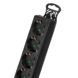 Prodlužovací kabel Extension 4 zásuvky  3 m  německý typ  Maclean MCE196G 3500W
