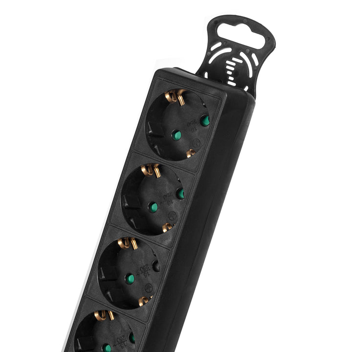 Prodlužovací kabel Extension 4 zásuvky  3 m  německý typ  Maclean MCE196G 3500W