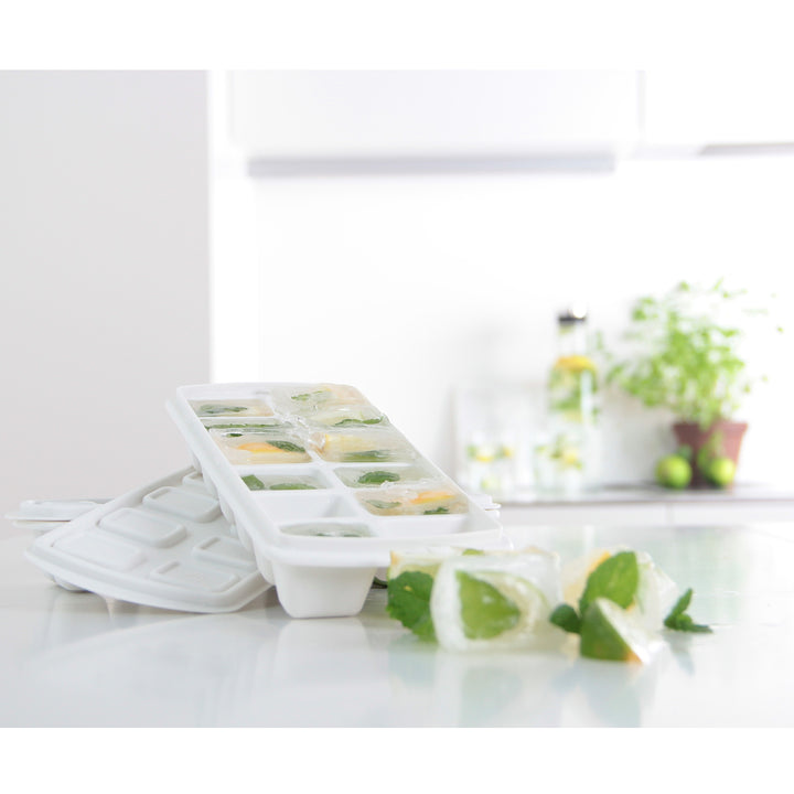 Forma na ledové kostky do mrazáku Plast Team, bílá