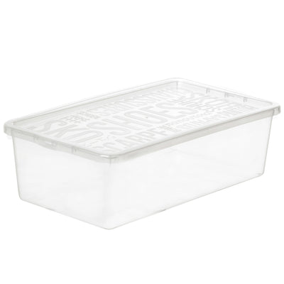 Průhledný kontejner na boty Plastový Team Basic 4 L
