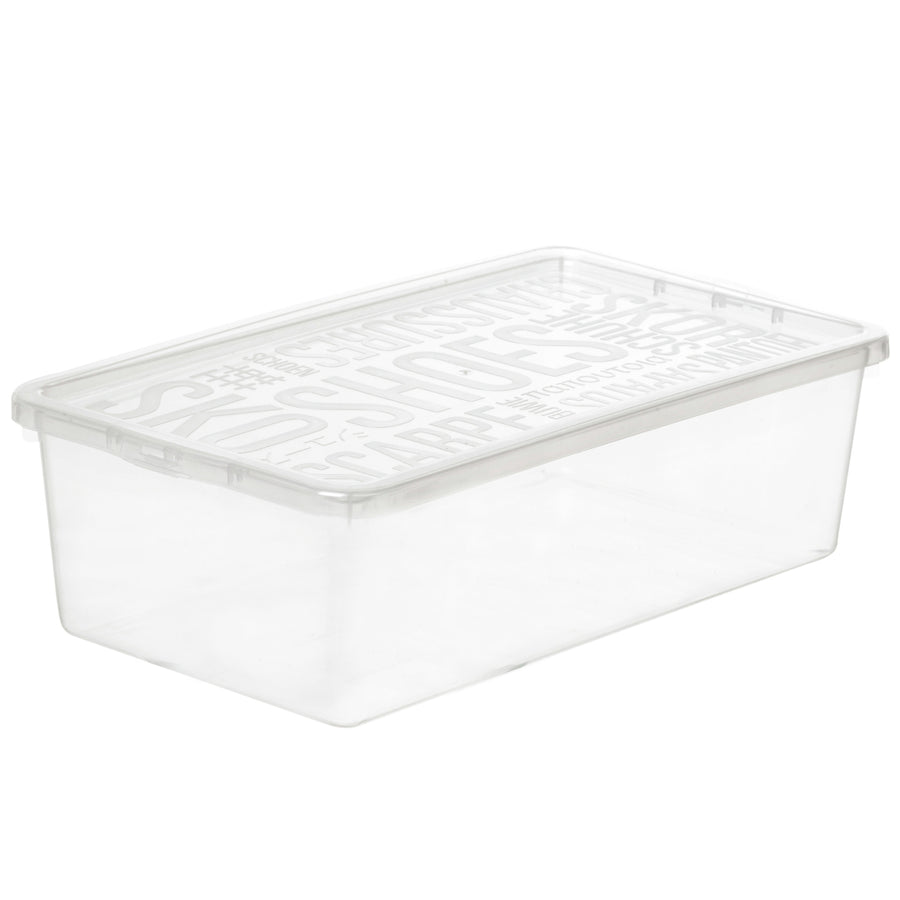 Průhledný kontejner na boty Plastový Team Basic 4 L