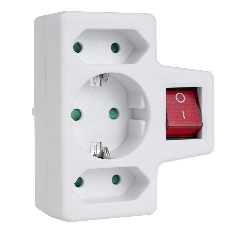 Maclean Energy - Různé zásuvky Schuko / Euro - se spínačem nebo bez něj