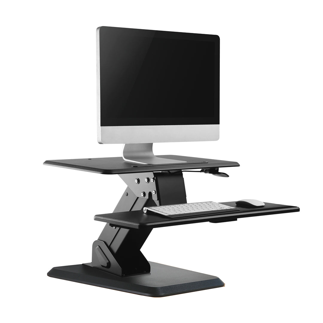 Pracovní stanice stojan pro laptop monitor klavesnice Maclean MC-792 pro prace v stojící poloze