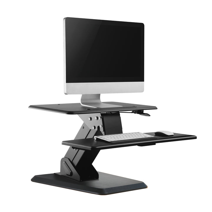 Pracovní stanice stojan pro laptop monitor klavesnice Maclean MC-792 pro prace v stojící poloze