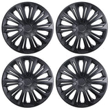 15" NRM STRONG černé matné univerzální kryty nábojů 4 kusy