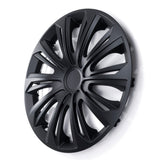 15" NRM STRONG černé matné univerzální kryty nábojů 4 kusy