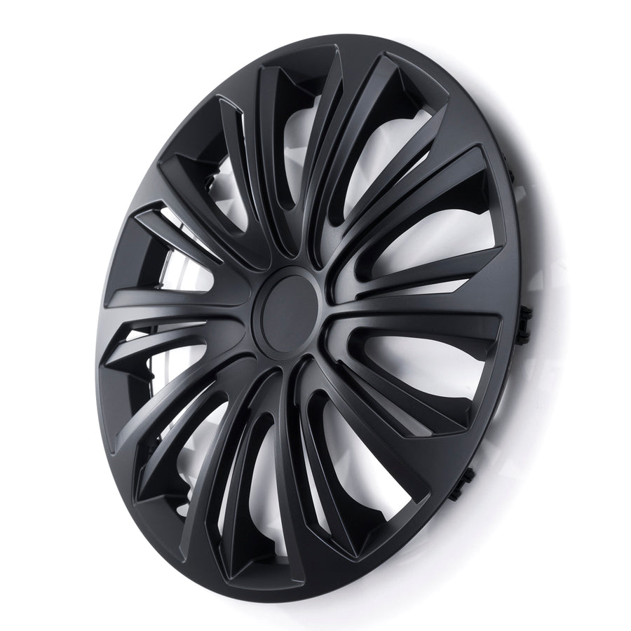 15" NRM STRONG černé matné univerzální kryty nábojů 4 kusy