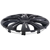 15" NRM STRONG černé matné univerzální kryty nábojů 4 kusy