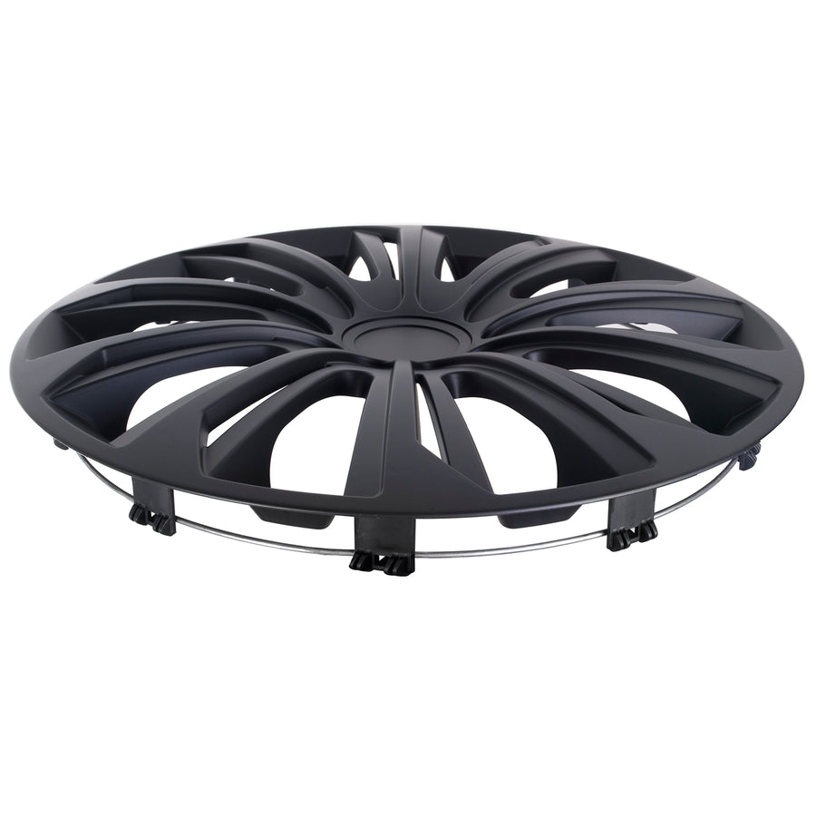 15" NRM STRONG černé matné univerzální kryty nábojů 4 kusy