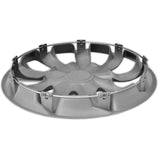 Poklice na kola 14" QUAD zasunovací, stříbrné, odolné proti nárazu, 4 kusy