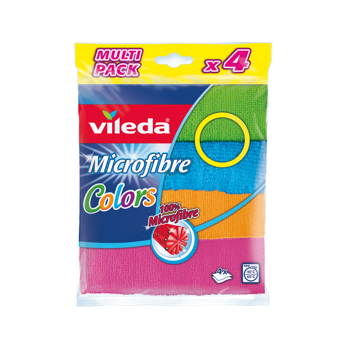 Mikrovláknové tkaniny Vileda Colours 4 Mikroaktivní multipack