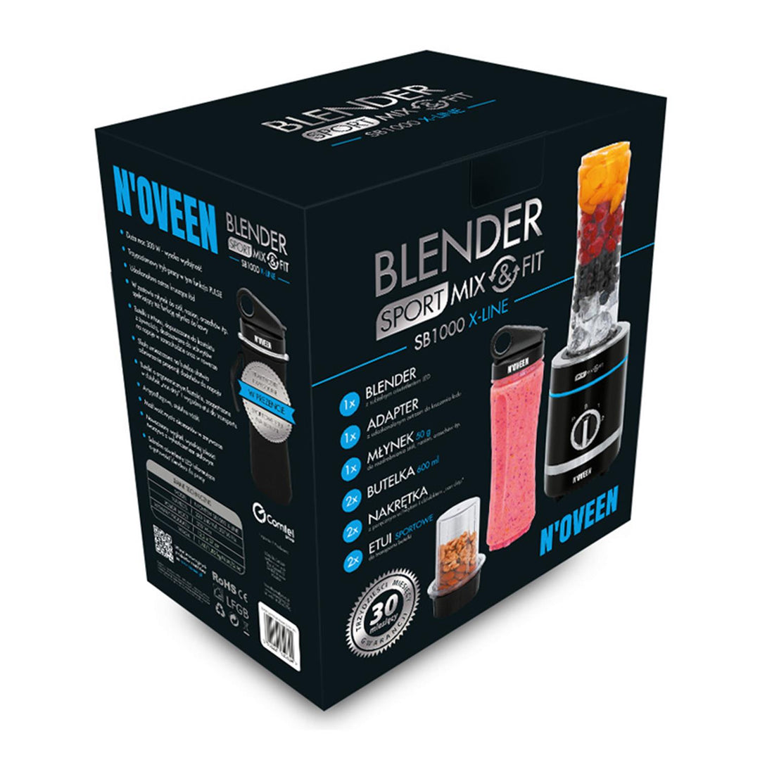 Blender Noveen Sport Mix & Fit Příslušenství SB1000 Xline 300W