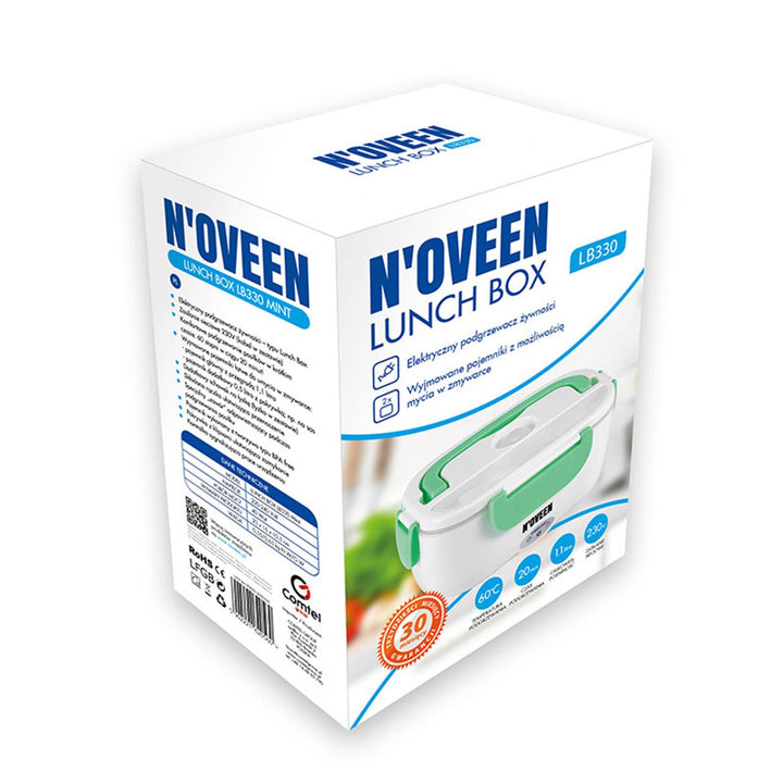 N'oveen elektrický oběd box potraviny teplejší nerezové potraviny držení box přenosné potraviny box pro jídlo 230V mincovna