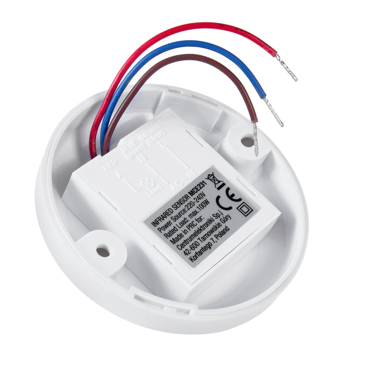 Stropní čidlo pohybu PIR Maclean Energy MCE231 max. 100W (LED) dosah 6m