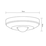 Stropní čidlo pohybu PIR Maclean Energy MCE231 max. 100W (LED) dosah 6m