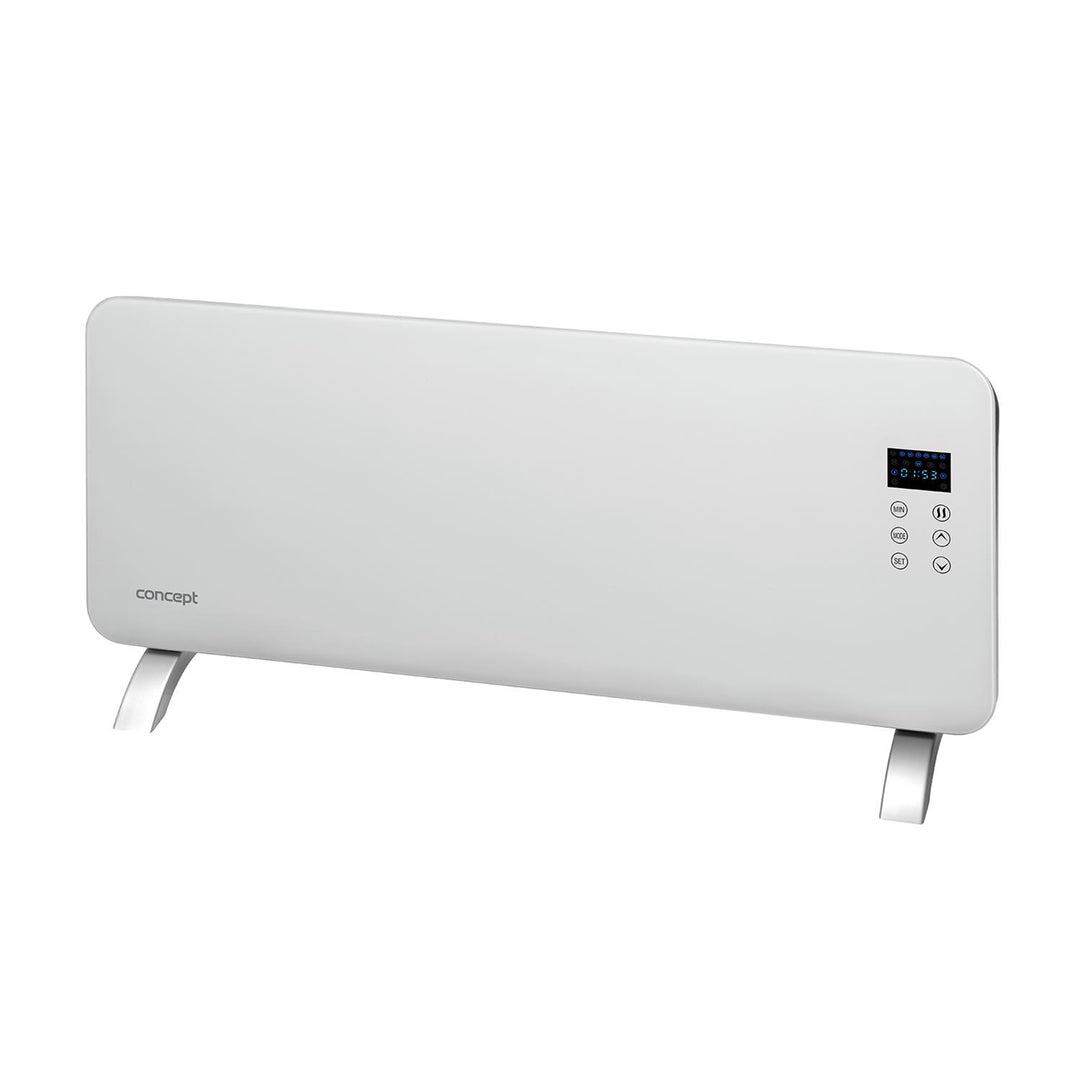 Konvektor elektrický skleněný z tvrzeného skla Concept KS4000 bílý