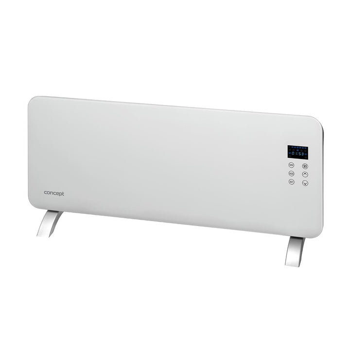 Konvektor elektrický skleněný z tvrzeného skla Concept KS4000 bílý