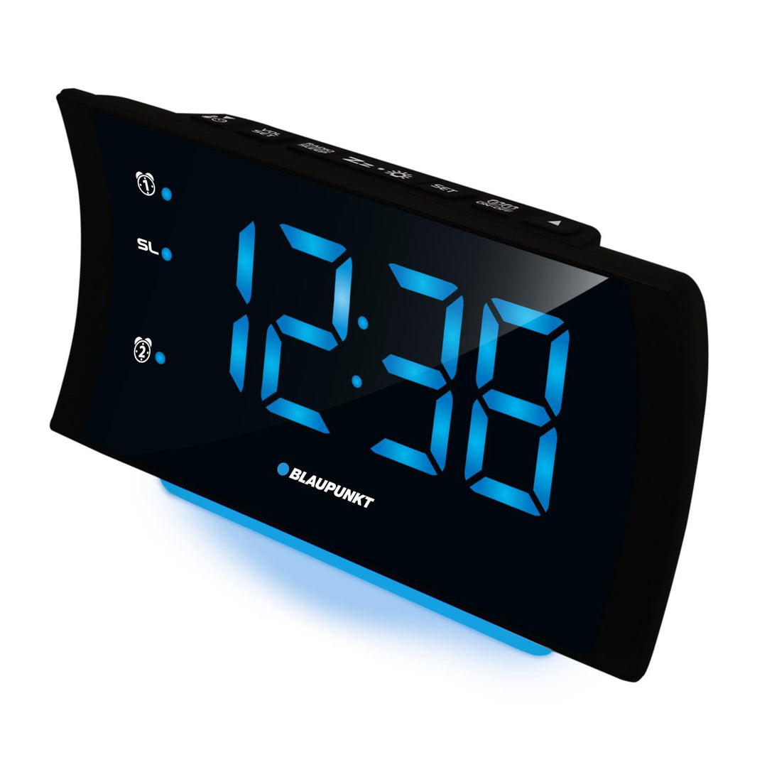 Radio budík s USB nabíjením Blaupunkt CR80USB Interní snímač teploty displej LCD