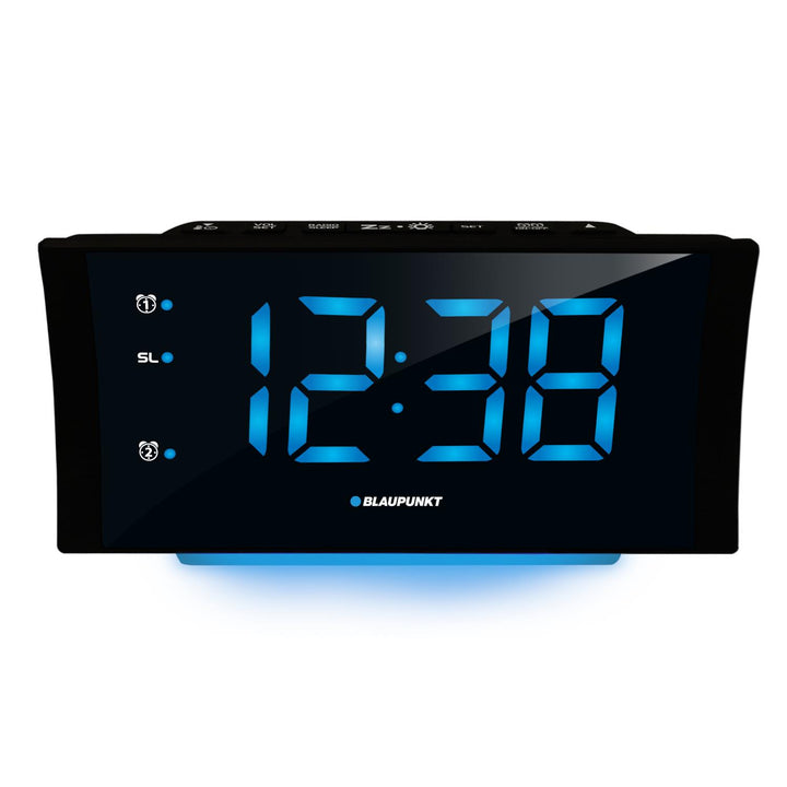 Radio budík s USB nabíjením Blaupunkt CR80USB Interní snímač teploty displej LCD