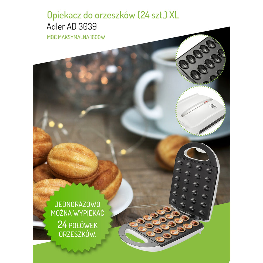 Zařízení na pečení ořechů 24 ks Adler AD3039 1600W
