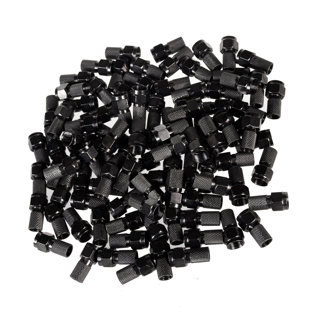 Zástrčka F satelitní profesionální 1 ks 6,8 mm RG5,9, RG6 černý nikl s těsněním Maclean TV Systems MCTV-903