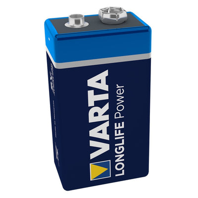 Varta Longlife Power 9V alkalická baterie, vysoká kvalita