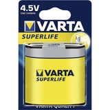 Baterie 3R12 4,5V plochý (blistr) Varta Superlife