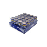 20x alkalické baterie Varta Industrial R14/C Fólie