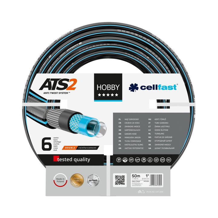Zahradní hadice Cellfast Hobby ATS2 palce 1 "50 m
