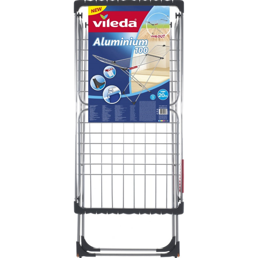 Sušák na prádlo Vileda Aluminium 100 odolný proti korozi a nepříznivým povětrnostním podmínkám