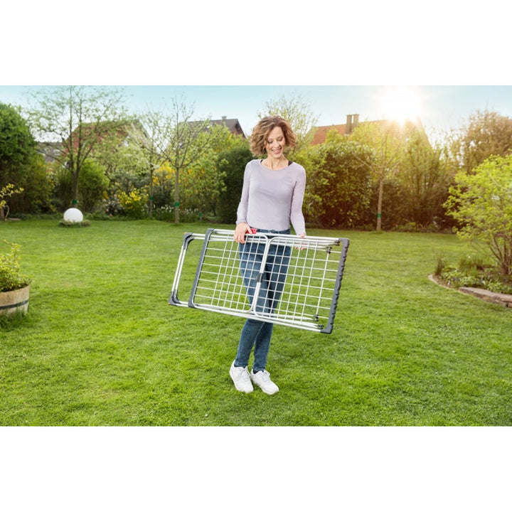 Sušák na prádlo Vileda Aluminium 100 odolný proti korozi a nepříznivým povětrnostním podmínkám