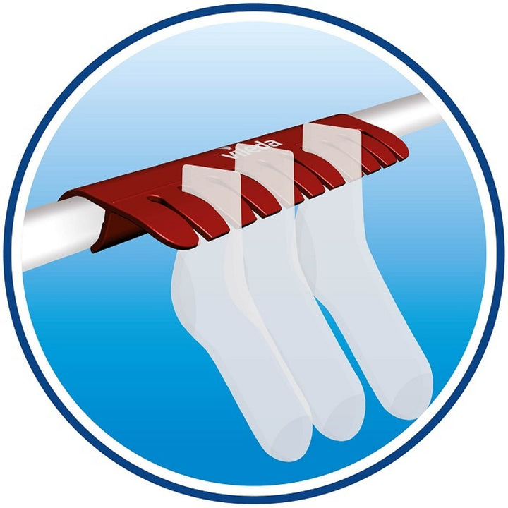 Sušák na prádlo Vileda Aluminium 100 odolný proti korozi a nepříznivým povětrnostním podmínkám