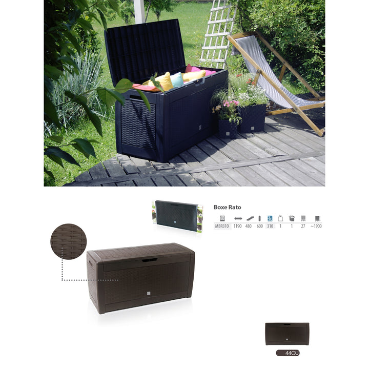 Zahradní box Prosperplast Boxe Rato 310L MBR310 antracit