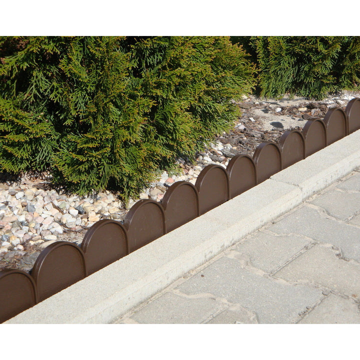 Zahradní hrana Prosperplast Garden Line IKRA-R222 10m - tmavě hnědá