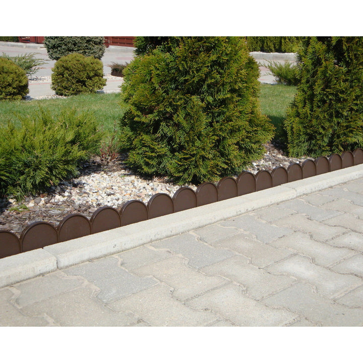Zahradní hrana Prosperplast Garden Line IKRA-R222 10m - tmavě hnědá