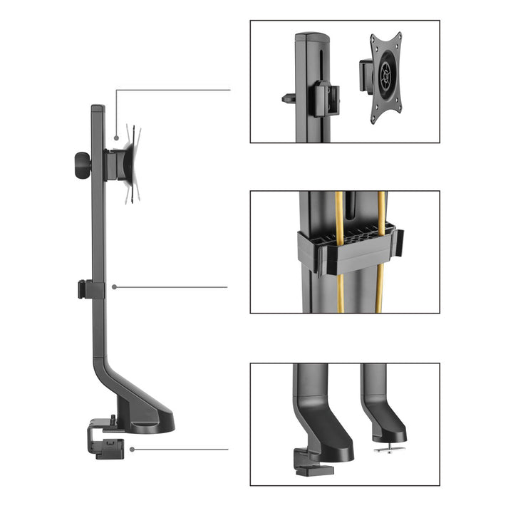 Držák monitoru 17 "-32" 8 kg Maclean MC-853 se hodí pro MC-848 a MC-849